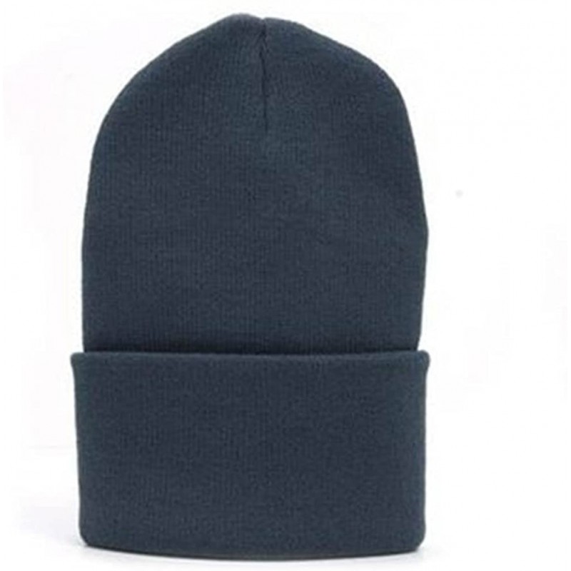 Skullies & Beanies Long Beanie - Navy - CB119FMN4AN $10.97