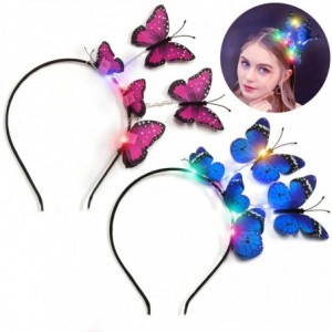 Headbands Butterfly Headbands Accessories Halloween - Blue - C818QLWSLM6 $10.81