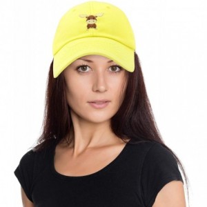 Baseball Caps Cute Moose Hat Baseball Cap - Minion Yellow - CU18LZ7GZAO $13.13