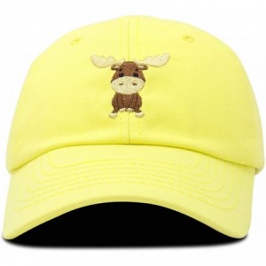 Baseball Caps Cute Moose Hat Baseball Cap - Minion Yellow - CU18LZ7GZAO $13.13