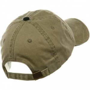 Baseball Caps Low Profile Washed Side Zipper Pocket Cap - Khaki Navy - CU18GYZUTSO $21.86