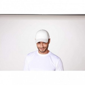 Baseball Caps UPF 50+ Baseball Cap - Stretch to Fit- Bendable Brim- Seamless - White/Black - CQ1969CNS7U $14.31