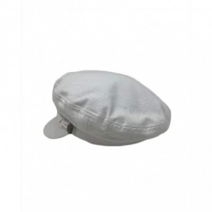 Skullies & Beanies Women's 100% Cotton Herringbone Fishermen's Cap - White - CO18NK9LT66 $15.39