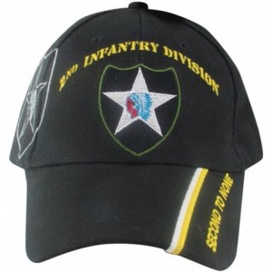 Baseball Caps U.S Army 2nd Infantry Division Black Cap Hat Licensed 403E - CJ1898O96N4 $24.08