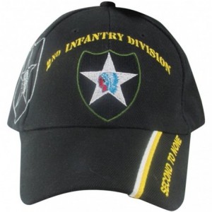 Baseball Caps U.S Army 2nd Infantry Division Black Cap Hat Licensed 403E - CJ1898O96N4 $12.87