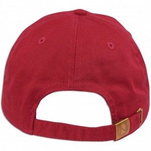 Baseball Caps Cotton Classic Dad Hat Adjustable Plain Cap Polo Style Low Profile Unstructured 1400 - Wine - CE12O48PZY6 $8.99