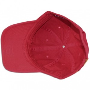 Baseball Caps Cotton Classic Dad Hat Adjustable Plain Cap Polo Style Low Profile Unstructured 1400 - Wine - CE12O48PZY6 $8.99
