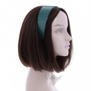 Headbands Hunter 2 Inch Hard Plastic Headband with Teeth - Hunter Green - CC128CA3NPJ $8.85