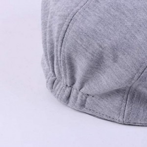 Newsboy Caps Newsboy Ivy Cap-Traditional Solid Cotton Herringbone Flat Hat for Women & Men & Boys & Girls - C818NI8SYXH $10.16