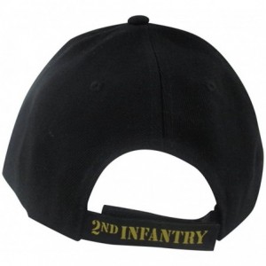 Baseball Caps U.S Army 2nd Infantry Division Black Cap Hat Licensed 403E - CJ1898O96N4 $12.87