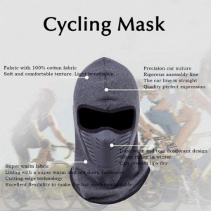 Balaclavas Unisex Ski Mask Winter Outdoor Sports Patchwork Windproof Motorcycle Helmet Fleece Warm Face Masks Shields - Red -...