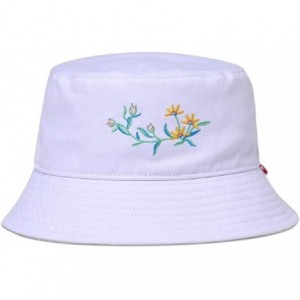 Bucket Hats Unisex Bucket Hat Reversible Fisherman Hat Packable Casual Travel Beach Sun Hats for Men Women Many Patterns - CB...