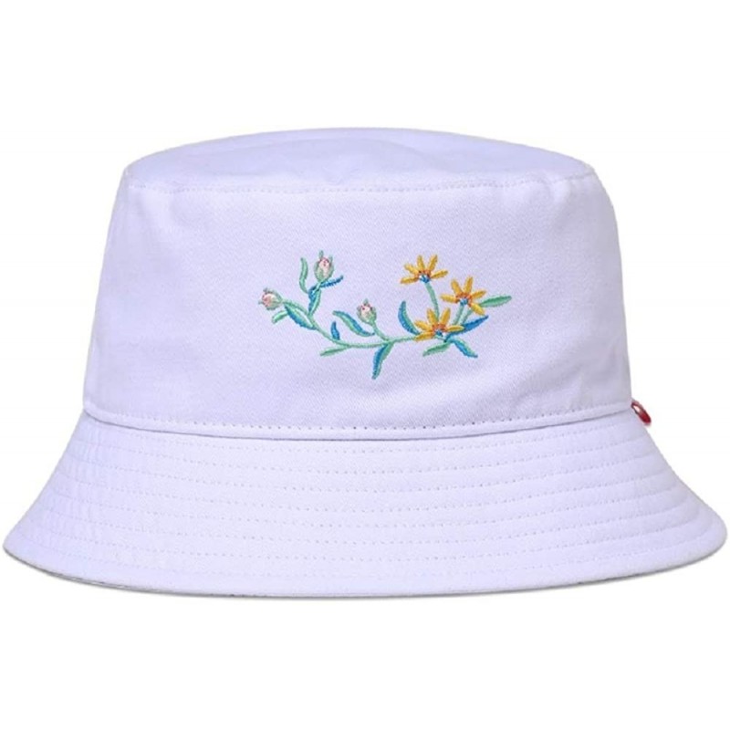 Bucket Hats Unisex Bucket Hat Reversible Fisherman Hat Packable Casual Travel Beach Sun Hats for Men Women Many Patterns - CB...