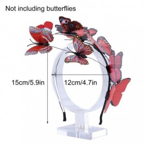 Headbands Butterfly Headband Printed Costume - Red - CK18QOTUDOS $10.71