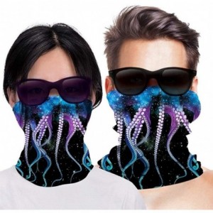 Balaclavas Unisex Multifunction Face Coverings Seamless Bandana Headband Scarf for Outdoor Sun Wind UV Protection - Octopus -...