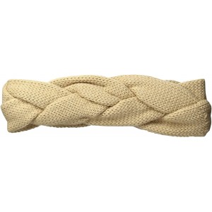 Cold Weather Headbands Women's Knit Braid Headwrap - Latte - C012HPYLGK3 $22.76