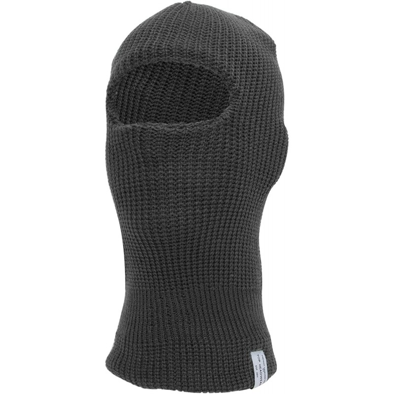 Balaclavas 1 Hole Winter Ski Mask - Dark Grey - CM184S45MAH $7.20