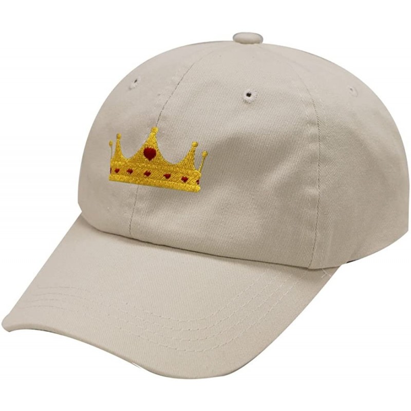 Baseball Caps Crown Cotton Baseball Dad Cap - Putty - CZ17YQQ7HTN $13.17