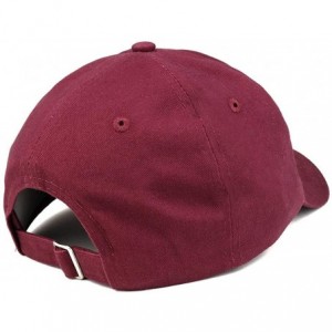 Baseball Caps Episcopal Shield Logo Embroidered Low Profile Soft Crown Unisex Baseball Dad Hat - Maroon - CX18X54ZQ2A $18.67