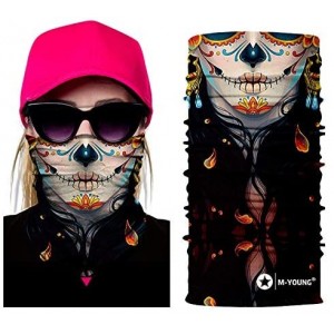 Balaclavas Skull Face Mask Bandanas- Neck Gaiter- Headwear- Magic Scarf- Headband for dust Sun Wind - Ac341 - CU18R5O0GXK $20.35