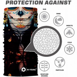 Balaclavas Skull Face Mask Bandanas- Neck Gaiter- Headwear- Magic Scarf- Headband for dust Sun Wind - Ac341 - CU18R5O0GXK $10.44