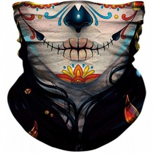 Balaclavas Skull Face Mask Bandanas- Neck Gaiter- Headwear- Magic Scarf- Headband for dust Sun Wind - Ac341 - CU18R5O0GXK $10.44