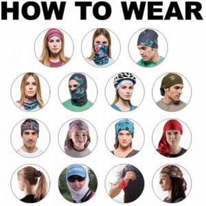 Balaclavas Skull Face Mask Bandanas- Neck Gaiter- Headwear- Magic Scarf- Headband for dust Sun Wind - Ac341 - CU18R5O0GXK $10.44