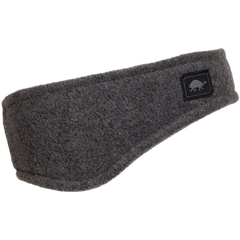 Cold Weather Headbands Chelonia 150 Classic Fleece Bang Band Shaped Headband - Charcoal - C9114TU835N $13.09