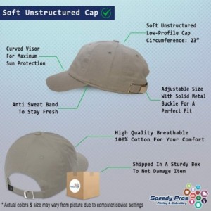 Baseball Caps Custom Soft Baseball Cap Seal of Guam Embroidery Cotton Dad Hats for Men & Women - Light Grey - CS18TLGYAM6 $13.07