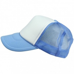 Baseball Caps 2 Packs Baseball Caps Blank Trucker Hats Summer Mesh Cap Flat Bill or Chambray Hats (2 for Price of 1) - CS17YT...