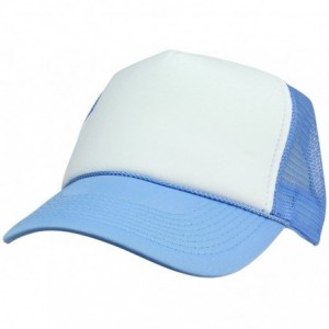 Baseball Caps 2 Packs Baseball Caps Blank Trucker Hats Summer Mesh Cap Flat Bill or Chambray Hats (2 for Price of 1) - CS17YT...