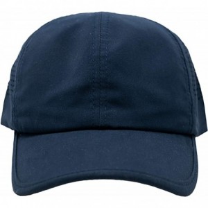 Baseball Caps Womens Athletic Mesh Hat Performance Sport Running Baseball Cap - Eyelet - Navy - CQ18RNHHKTI $17.83