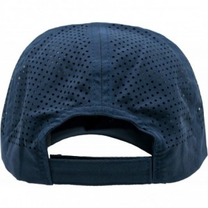 Baseball Caps Womens Athletic Mesh Hat Performance Sport Running Baseball Cap - Eyelet - Navy - CQ18RNHHKTI $17.83