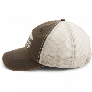 Baseball Caps Men's NWTF Mesh Hat Brown - C818CAWN6YG $18.91