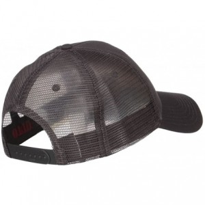 Baseball Caps Alaska Last Frontier State Embroidered Trucker Cap - Charcoal Grey - C512LJZ9LCT $28.26