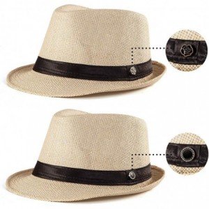 Fedoras 100% Wool Fedora Hat Mens Fedora Hats for Men Trilby Hat Straw Sun Hat Panama Hat - C718N0NKNLZ $15.08