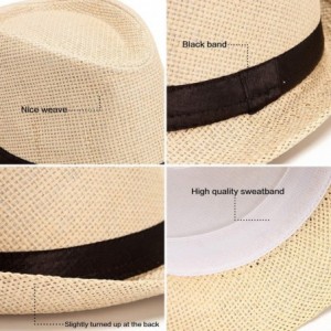 Fedoras 100% Wool Fedora Hat Mens Fedora Hats for Men Trilby Hat Straw Sun Hat Panama Hat - C718N0NKNLZ $15.08