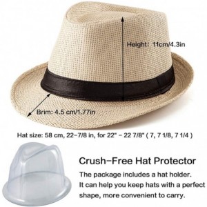 Fedoras 100% Wool Fedora Hat Mens Fedora Hats for Men Trilby Hat Straw Sun Hat Panama Hat - C718N0NKNLZ $15.08