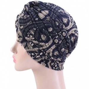 Skullies & Beanies Women Turban Hat Hair Wrap African Jersey Magic Headband Turbans Headwrap Bohemian Boho Chemo Cap - CD198Q...