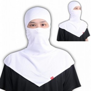 Balaclavas Balaclava Face Mask for Sun Protection Breathable Long Neck Covers for Men - Grey+white - CH198XMZOT4 $20.62