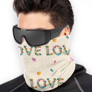 Balaclavas Flower Non Slip Seamless Dust Men & Women Face Mask For Outdoor Sports Neck Gaiter Cover Scarf Bandana Balaclava -...