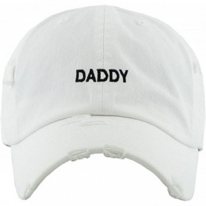 Skullies & Beanies Good Vibes Only Heart Breaker Daddy Dad Hat Baseball Cap Polo Style Adjustable Cotton - (4.3) White Daddy ...