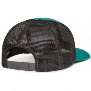 Baseball Caps Trucker Snapback Baseball Hat - Bike - Jaguar Teal/Charcoal - CR18OK32IY9 $14.71