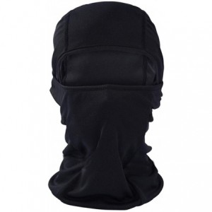 Balaclavas Balaclava Windproof Ski Mask Motorcycle Neck Breathable Tactical Hood Travelling Outdoor Sports - Black - C2186IAS...