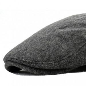 Newsboy Caps Men's Newsboy Ivy Gatsby Cap Irish Hunting Hat Cap Adjustable Cold Weather Driving Hat - Bl16-gray - CT18AKCM00Q...