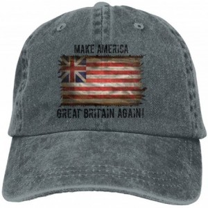 Baseball Caps Adults Make America Great Britain Again Adjustable Casual Cool Baseball Cap Retro Cowboy Hat Cotton Dyed Caps -...