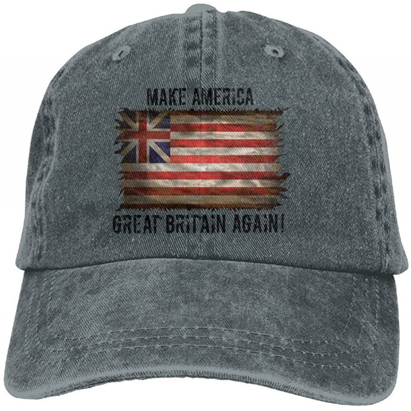 Baseball Caps Adults Make America Great Britain Again Adjustable Casual Cool Baseball Cap Retro Cowboy Hat Cotton Dyed Caps -...