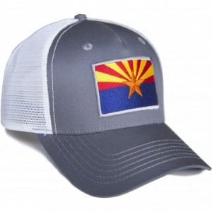 Baseball Caps Arizona Flag Snapback Trucker Baseball Hat - C718AYNZD6Q $16.35