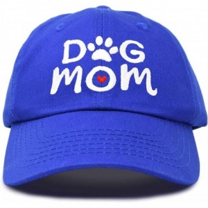 Baseball Caps Dog Mom Baseball Cap Women's Hats Dad Hat - Royal Blue - CY18K0RLKHI $22.82