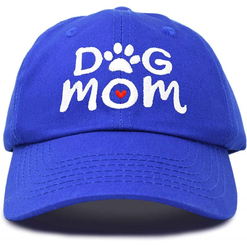 Baseball Caps Dog Mom Baseball Cap Women's Hats Dad Hat - Royal Blue - CY18K0RLKHI $14.80